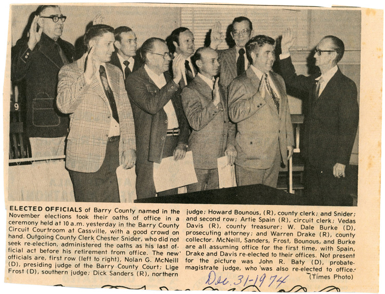 1974 Elected Officials